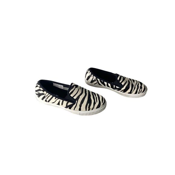 Timberland Skyla Bay Zebra Calf Hair Slip-On Shoes Women’s Size 9.5 - Picture 1 of 8